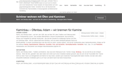 Desktop Screenshot of kaminbau-adam.de